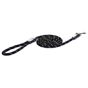 Rogz Rope Lead (Black) | Size: Large
